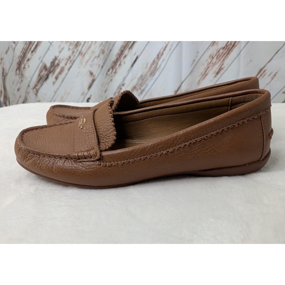 Coach Pebbles Tan Loafers - Picture 4 of 8